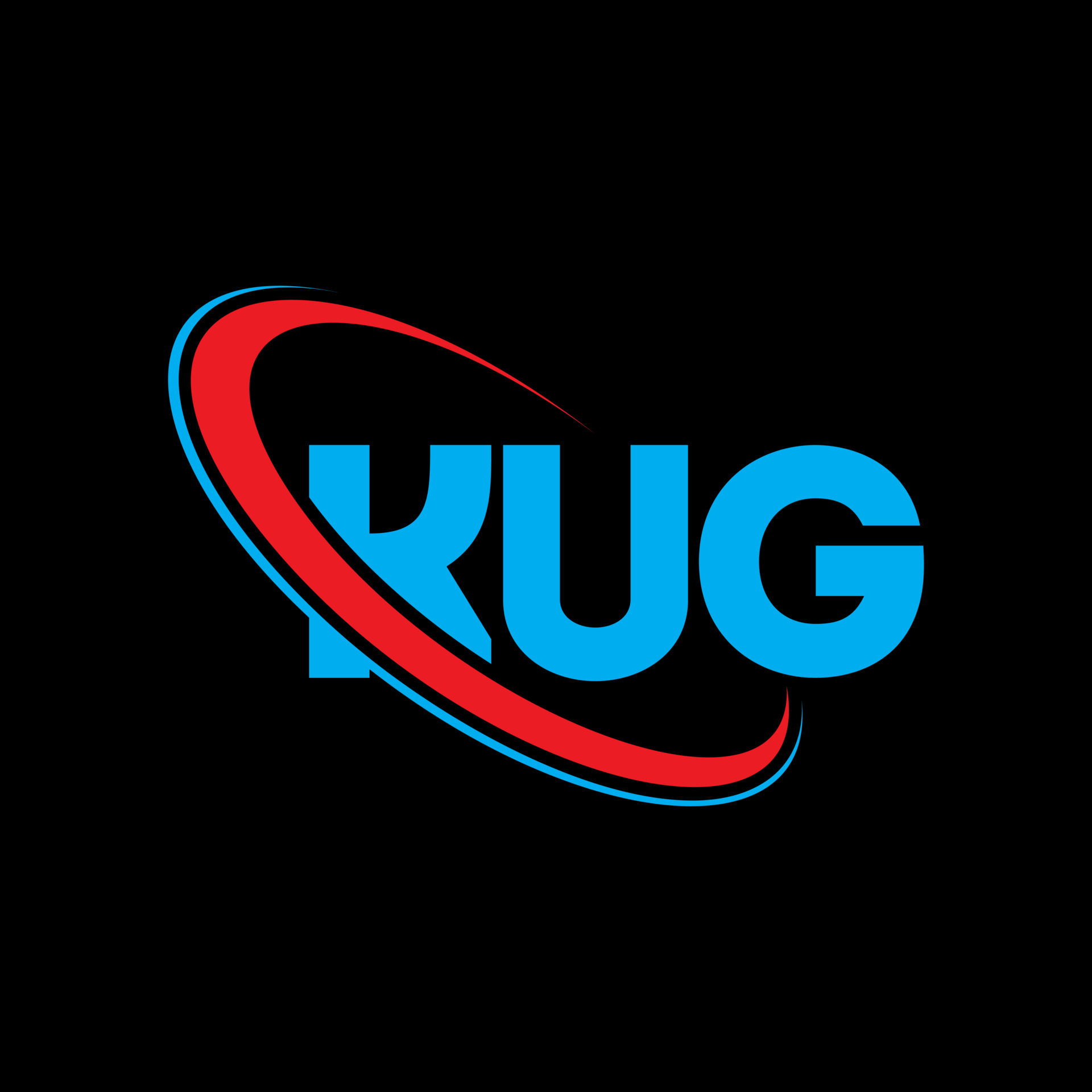 logotipo de kug. letra kug diseño del logotipo de la letra kug