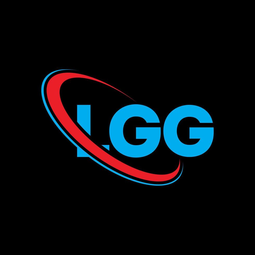 LGG logo. LGG letter. LGG letter logo design. Initials LGG logo linked with circle and uppercase monogram logo. LGG typography for technology, business and real estate brand. vector
