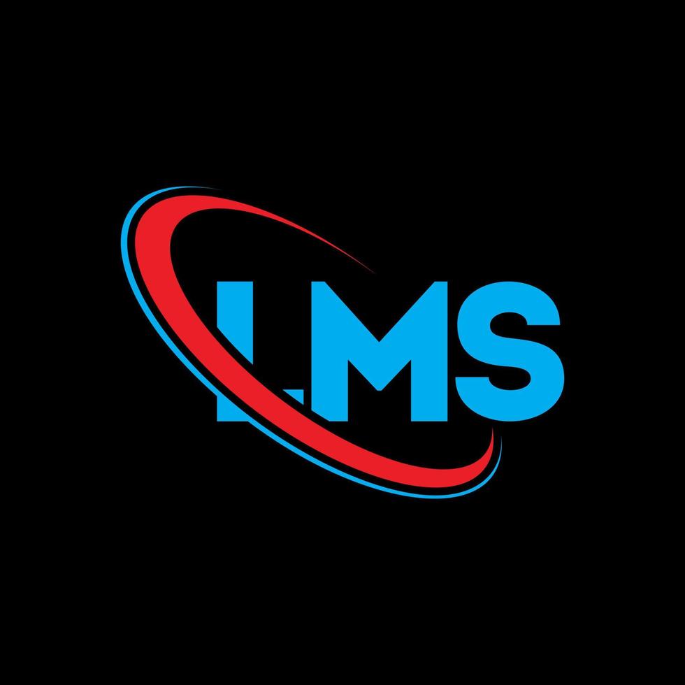 LMS logo. LMS letter. LMS letter logo design. Initials LMS logo linked with circle and uppercase monogram logo. LMS typography for technology, business and real estate brand. vector