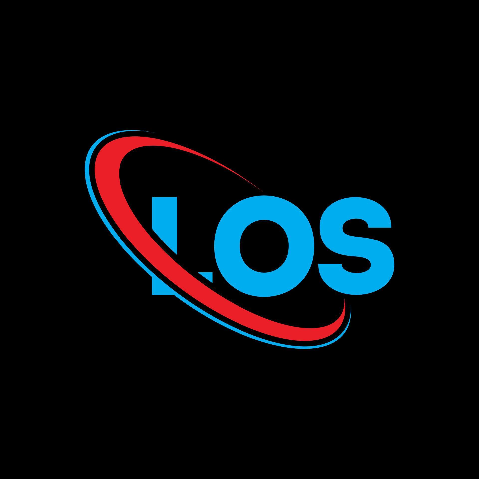LOS logo LOS letter LOS letter logo design Initials LOS logo linked