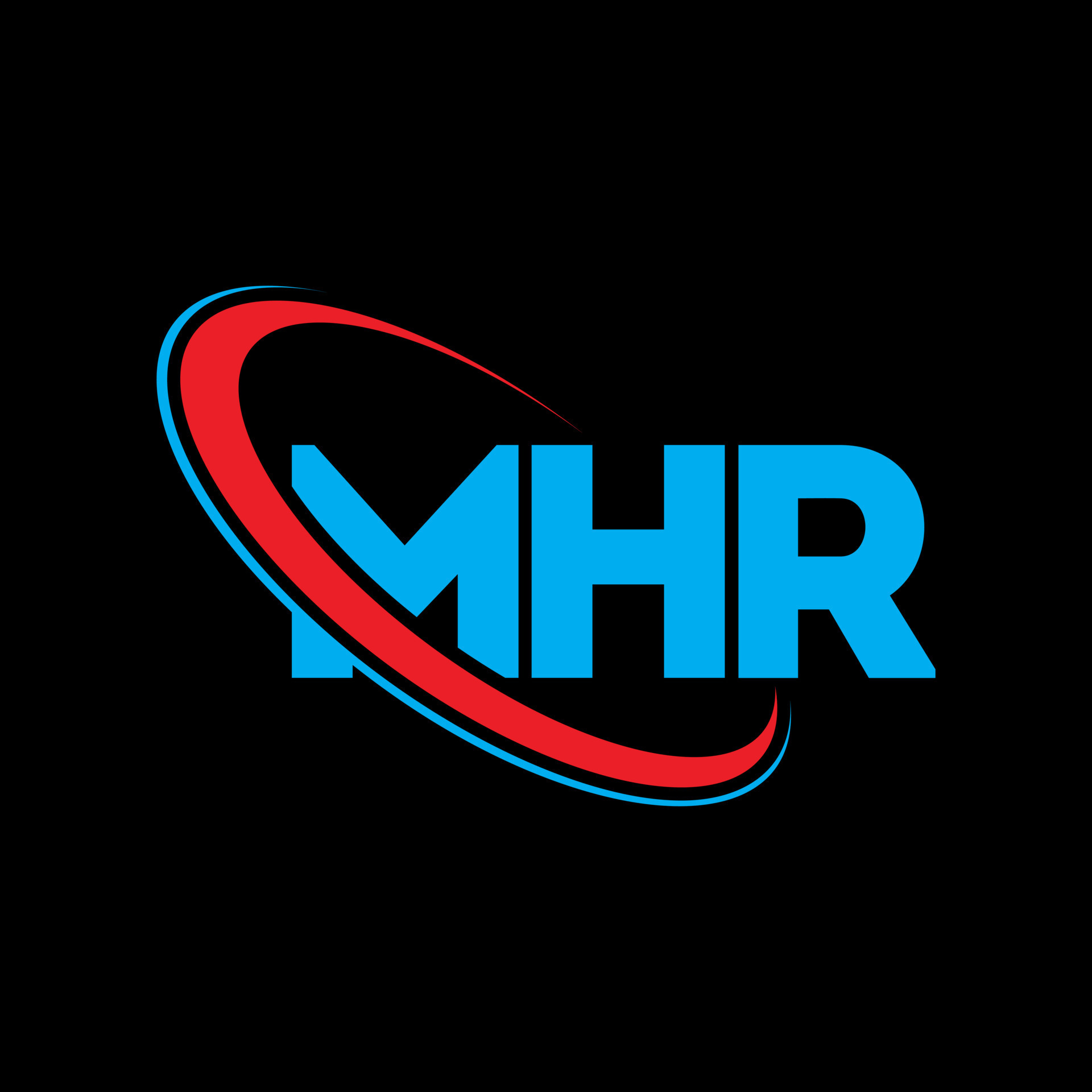 logotipo mhr. letra mhr. diseño del logotipo de la letra mhr. logotipo