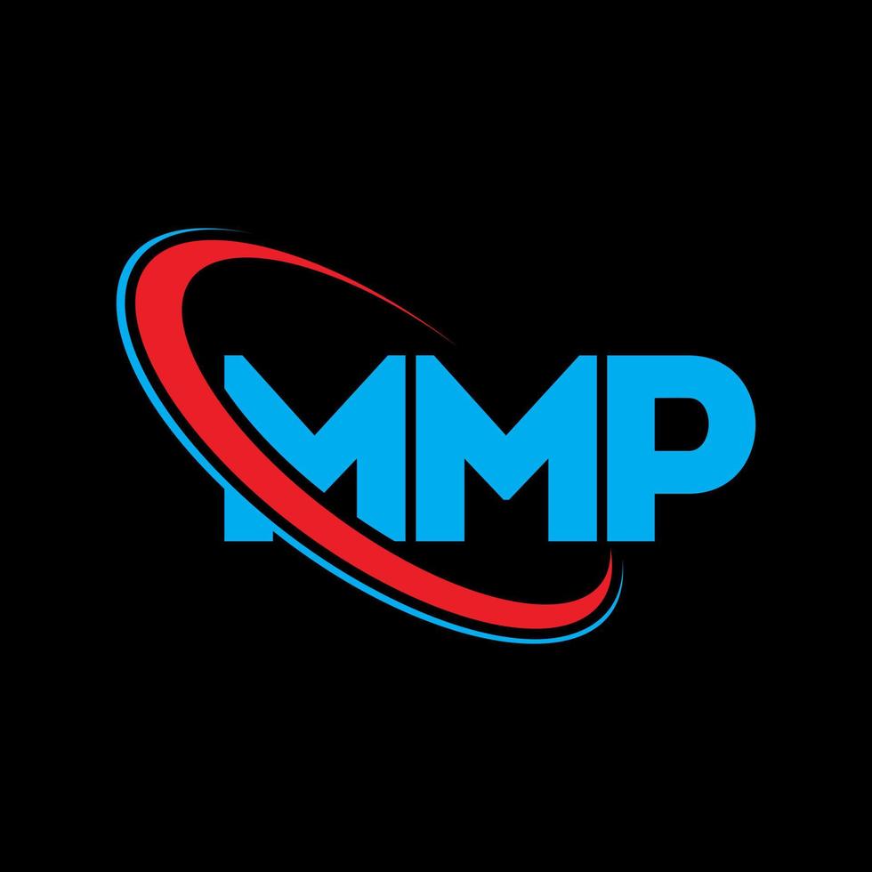 MMP logo. MMP letter. MMP letter logo design. Initials MMP logo linked with circle and uppercase monogram logo. MMP typography for technology, business and real estate brand. vector