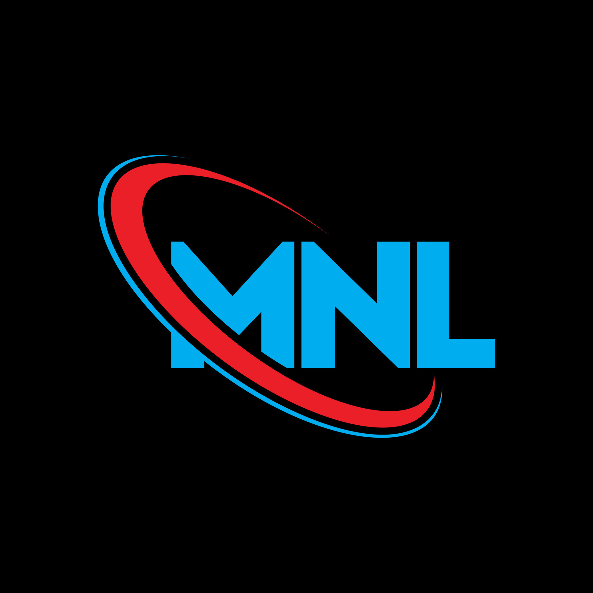 logotipo de mlnl letra mnl. diseño del logotipo de la letra mnl