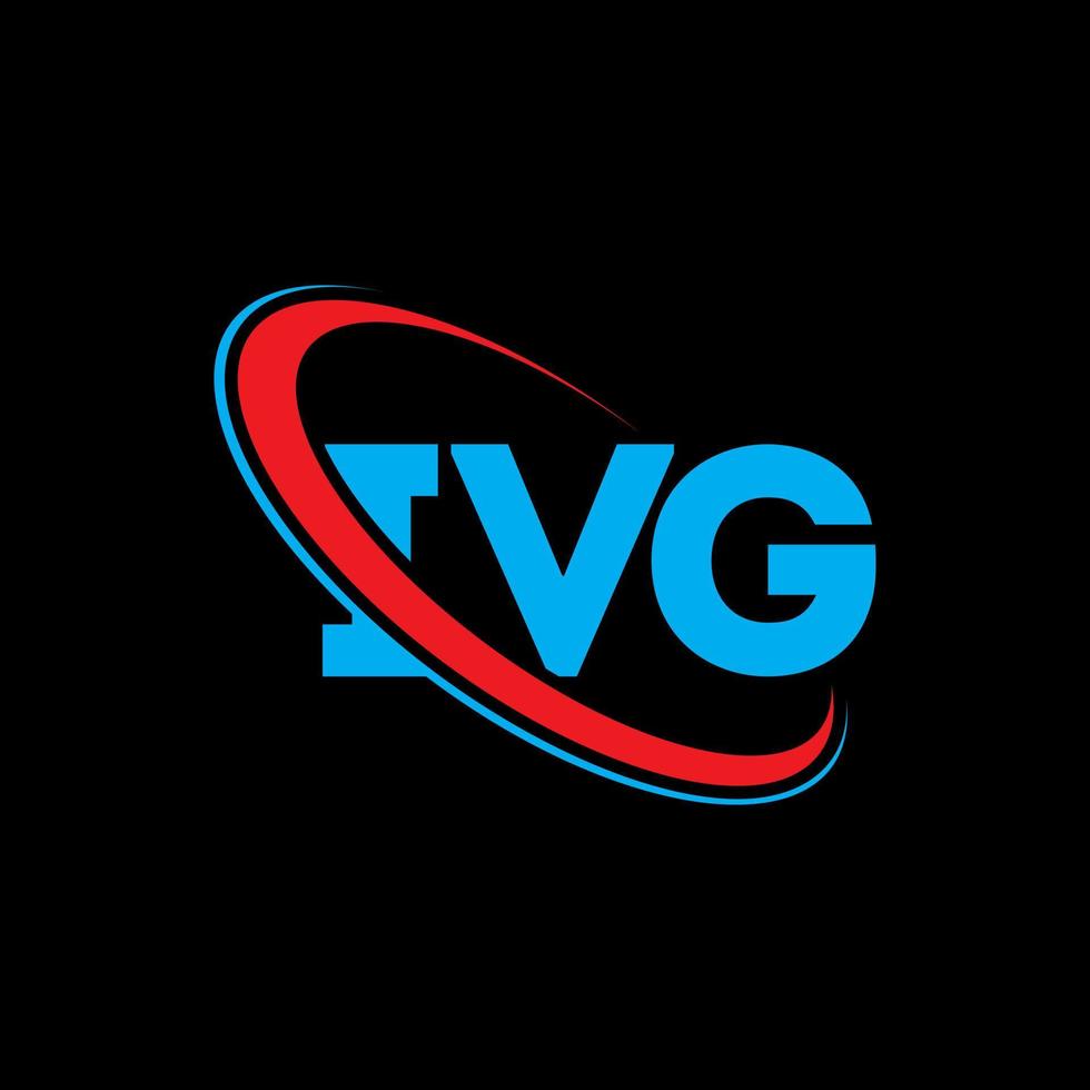 logotipo de IVG. carta ivg. diseño del logotipo de la letra ivg. logotipo de iniciales ivg vinculado con círculo y logotipo de monograma en mayúsculas. tipografía ivg para tecnología, negocios y marca inmobiliaria. vector