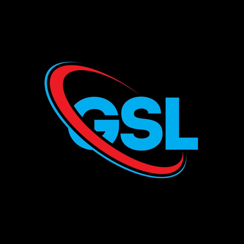 logotipo de gsl. letra gsl. diseño de logotipo de letra gsl. logotipo ...