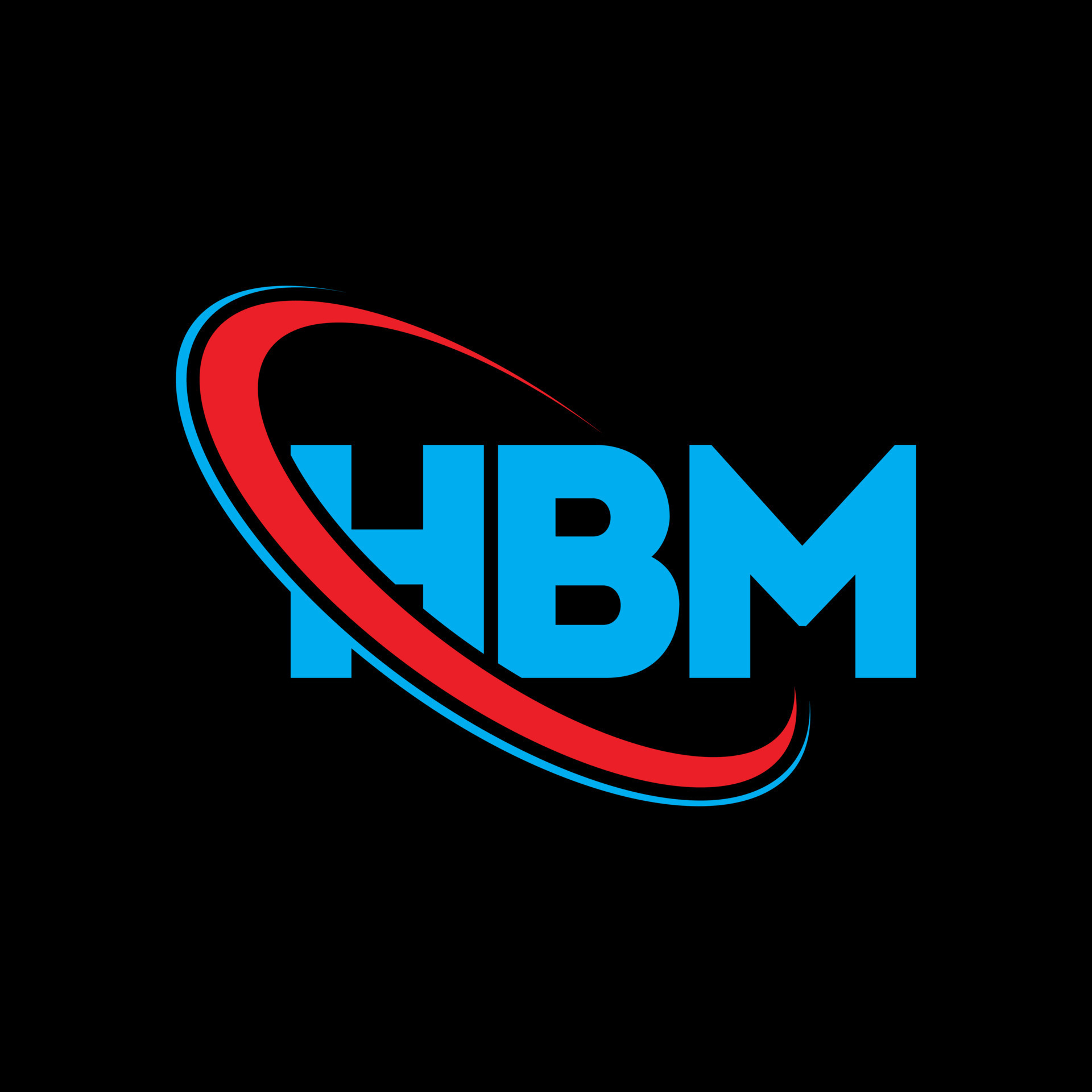 HBM logo. HBM letter. HBM letter logo design. Initials HBM logo linked