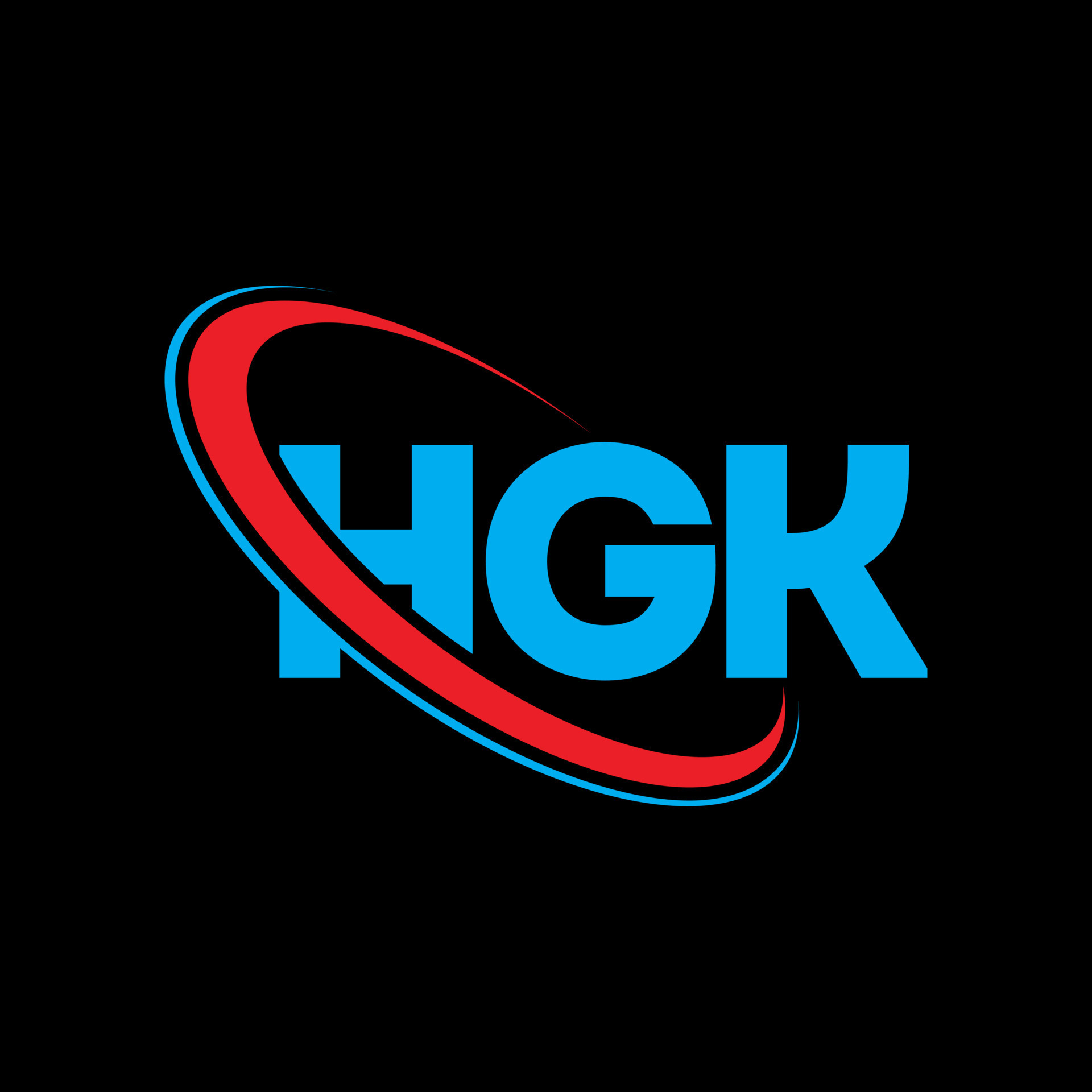 HGK logo. HGK letter. HGK letter logo design. Initials HGK logo linked ...