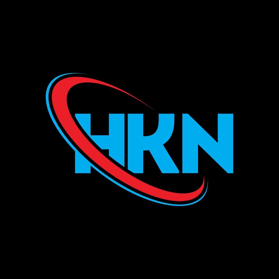HKN logo. HKN letter. HKN letter logo design. Initials HKN logo linked ...