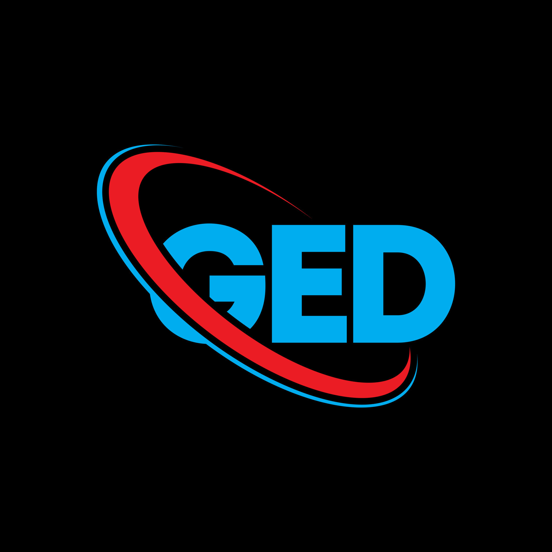 logotipo de ged carta de ged diseño de logotipo de letra ged