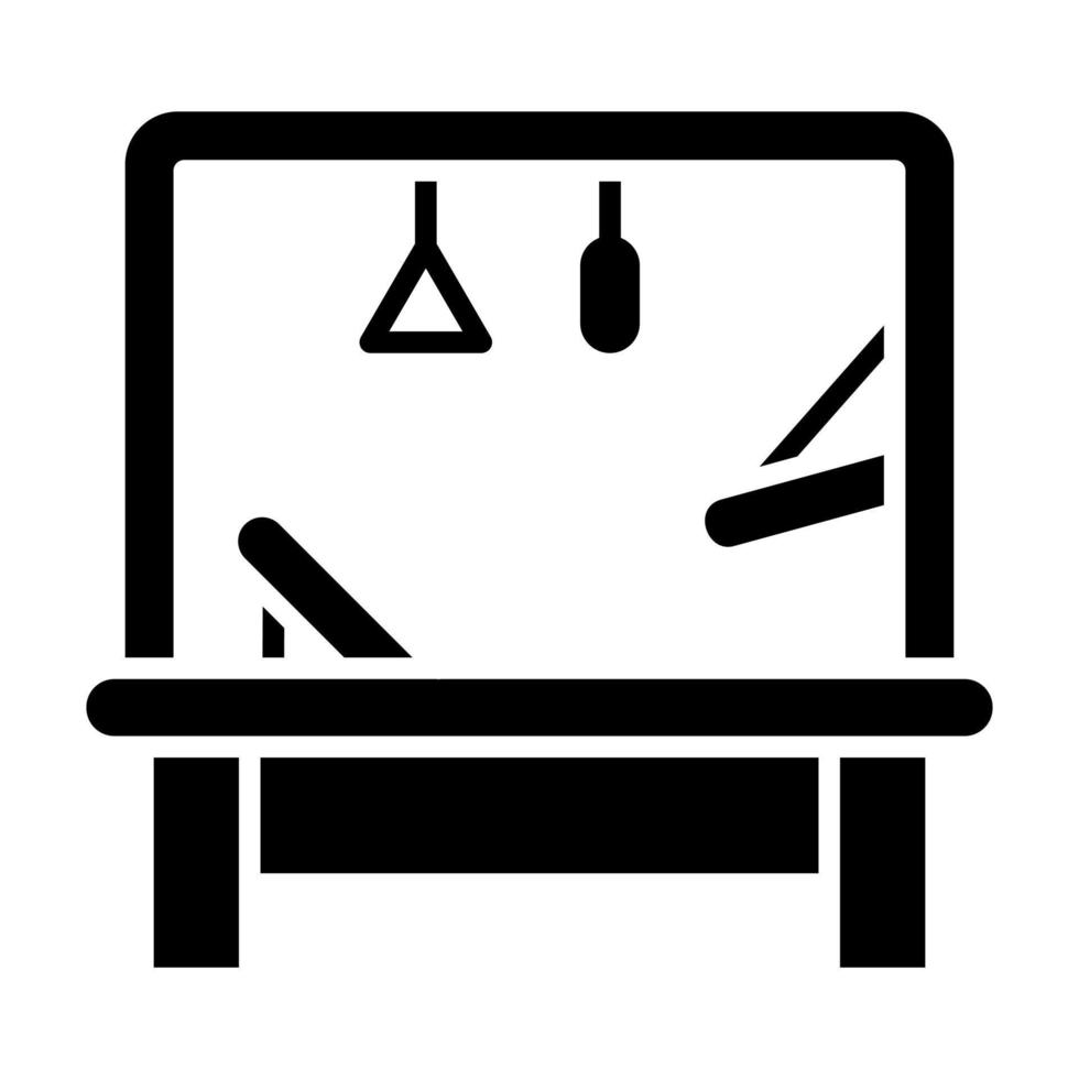 Pilates Tower Glyph Icon vector