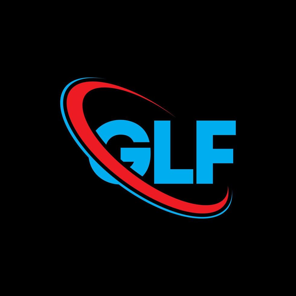 GLF logo. GLF letter. GLF letter logo design. Initials GLF logo linked with circle and uppercase monogram logo. GLF typography for technology, business and real estate brand. vector