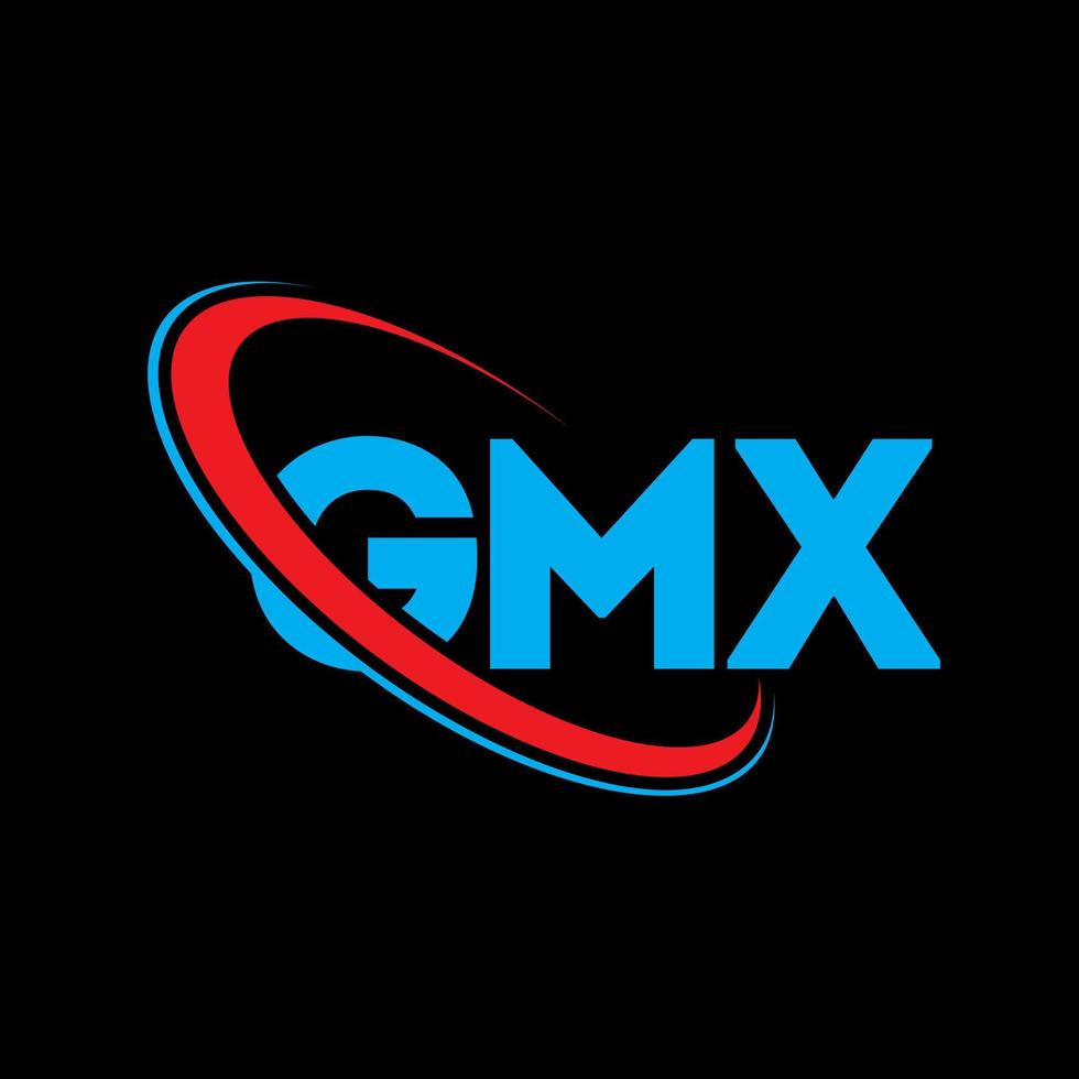 logotipo gmx. letra gmx. diseño del logotipo de la letra gmx. logotipo
