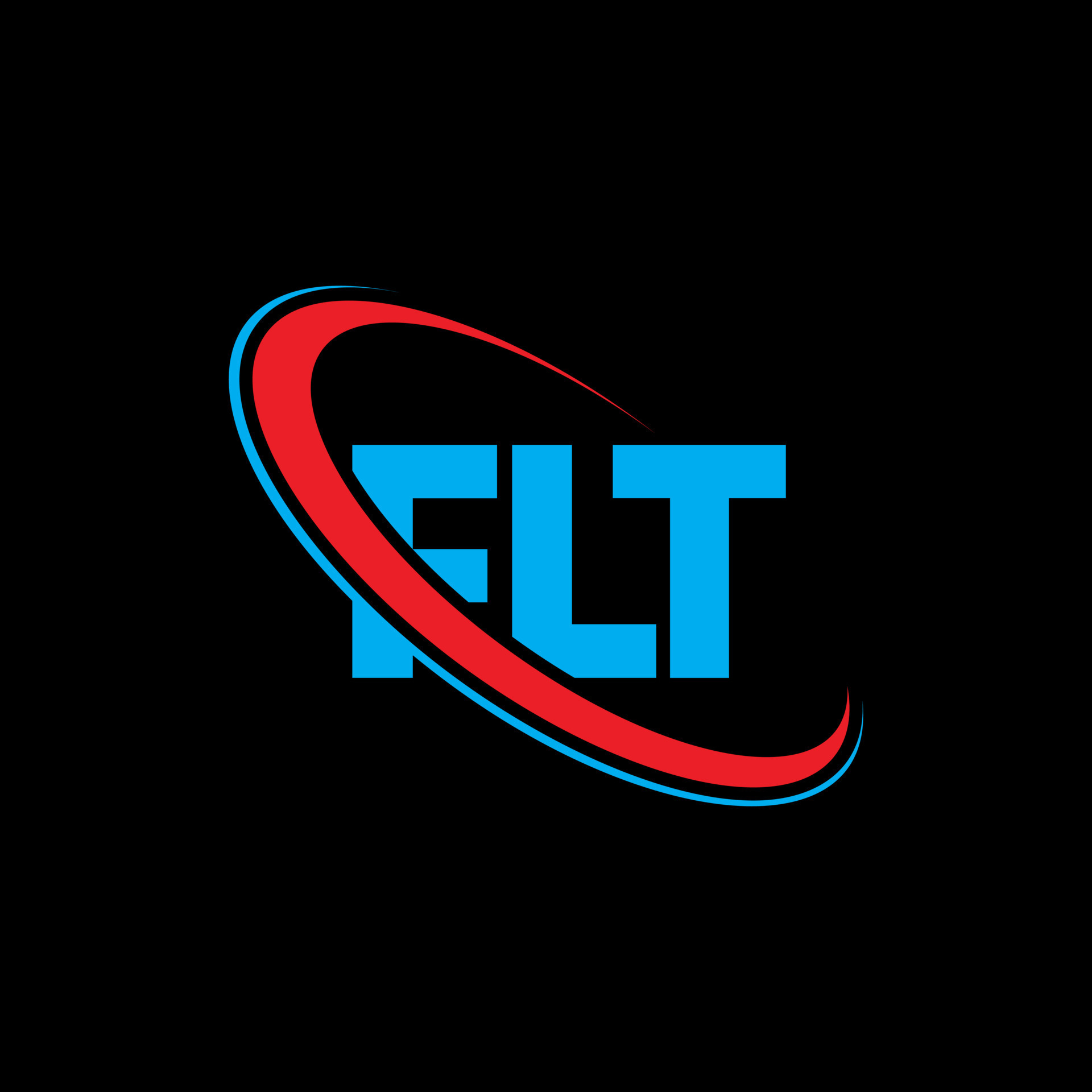 logotipo de flt. carta flt. diseño de logotipo de letra flt. logotipo de iniciales flt vinculado