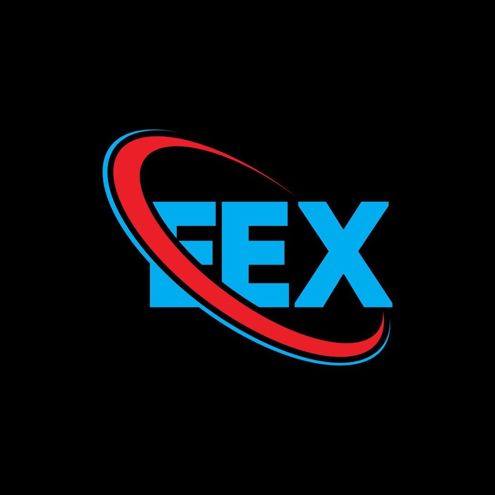 EEX logo. EEX letter. EEX letter logo design. Initials EEX logo linked with circle and uppercase monogram logo. EEX typography for technology, business and real estate brand. vector