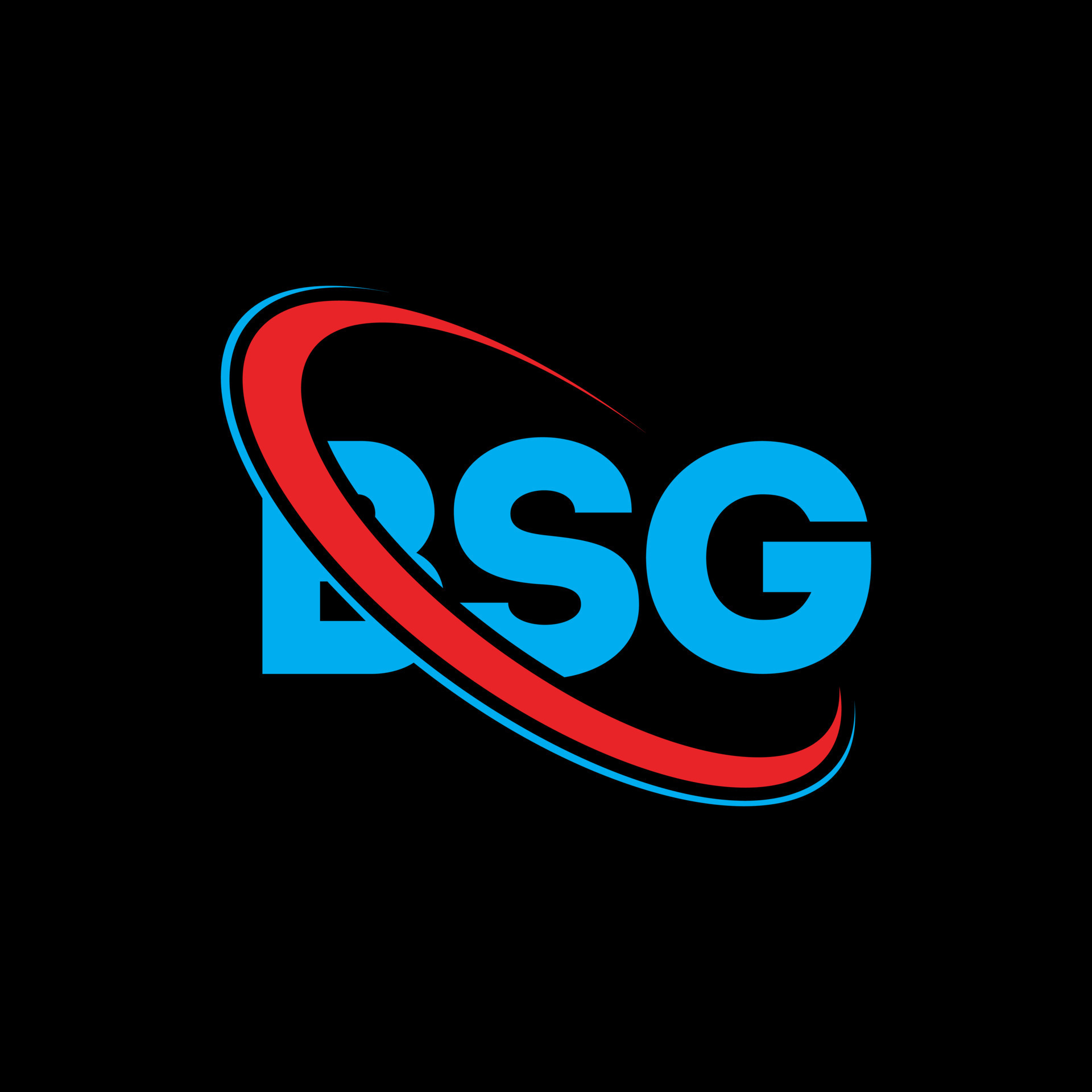 logotipo de bsg. carta bsg. diseño del logotipo de la letra bsg ...