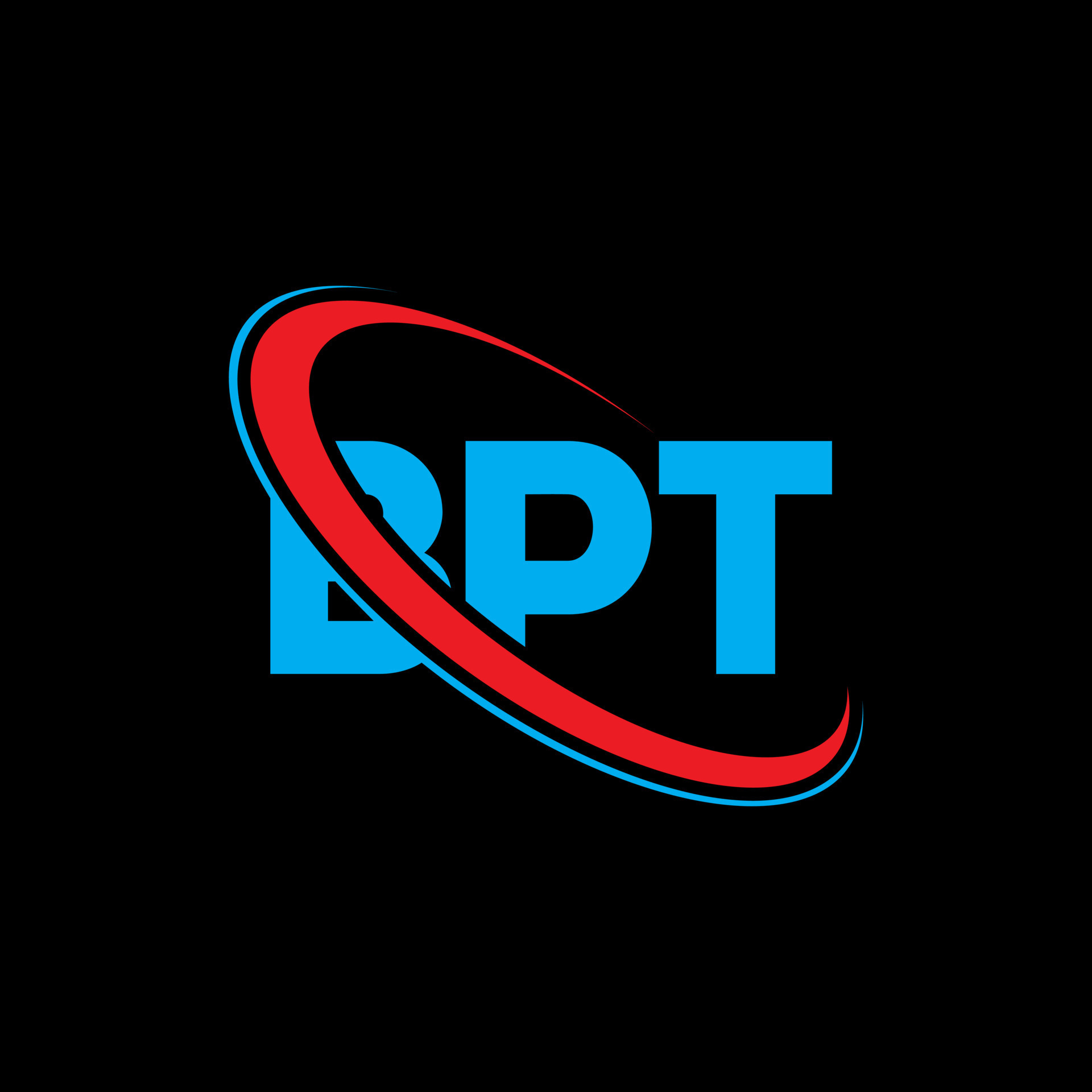 logotipo de bpt carta bpt diseño de logotipo de letra bpt logotipo
