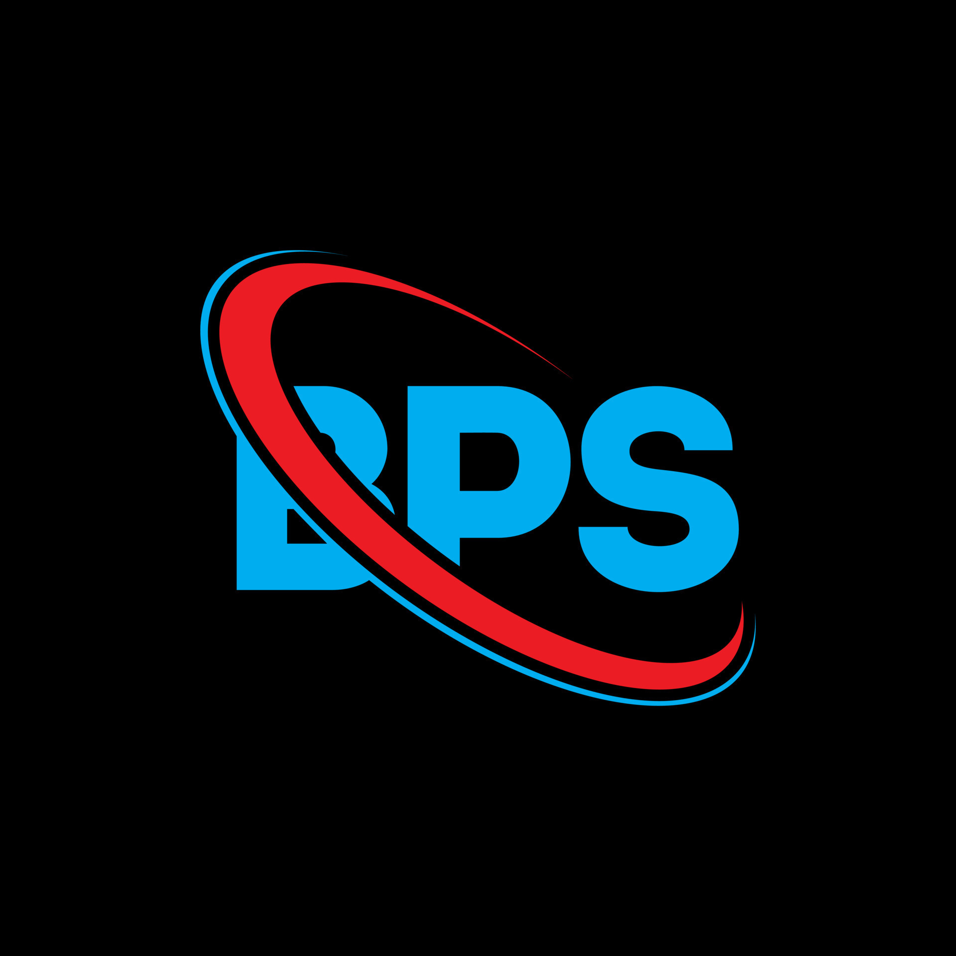 logotipo de bps carta de bps diseño de logotipo de letra bps
