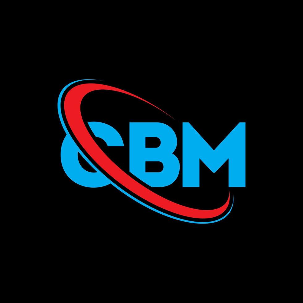 logotipo de cbm. carta cbm. diseño de logotipo de letra cbm. Logotipo de iniciales cbm vinculado con círculo y logotipo de monograma en mayúsculas. tipografía cbm para tecnología, negocios y marca inmobiliaria. vector