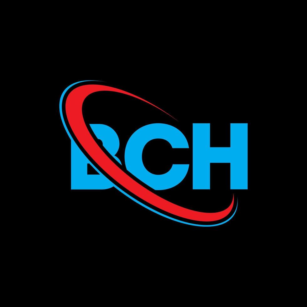 logotipo de bch. carta bch. diseño del logotipo de la letra bch ...