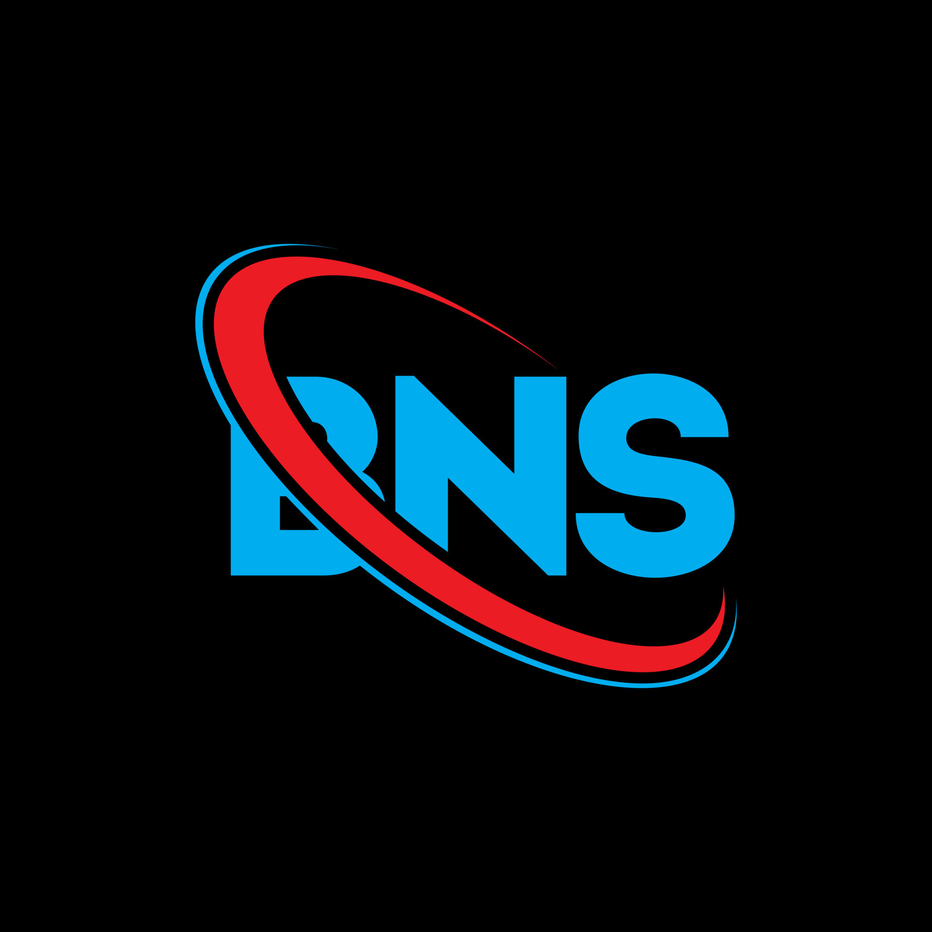 logotipo de bns. carta bns. diseño del logotipo de la letra bns