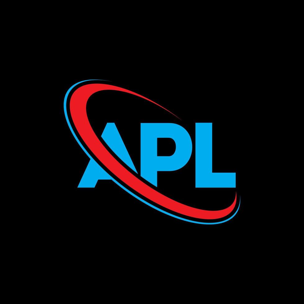 APL logo. APL letter. APL letter logo design. Initials APL logo linked ...