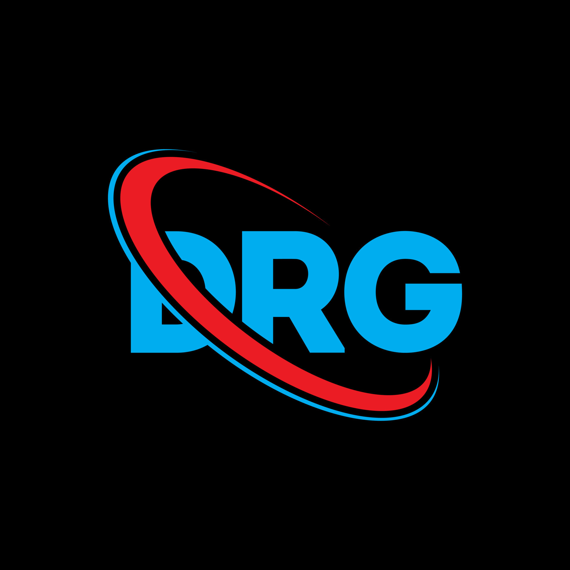logotipo de la drg. carta drg. diseño del logotipo de la letra drg. Iniciales del logotipo drg 