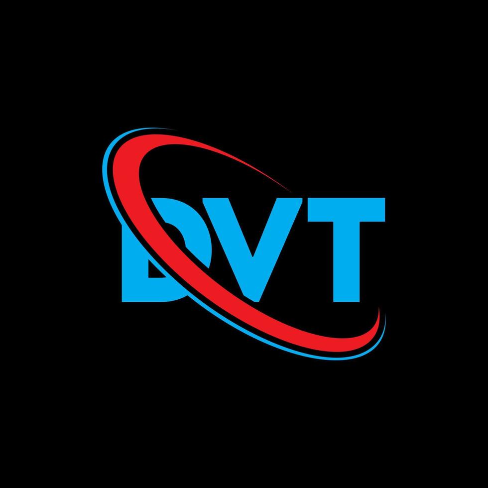 DVT logo. DVT letter. DVT letter logo design. Initials DVT logo linked with circle and uppercase monogram logo. DVT typography for technology, business and real estate brand. vector