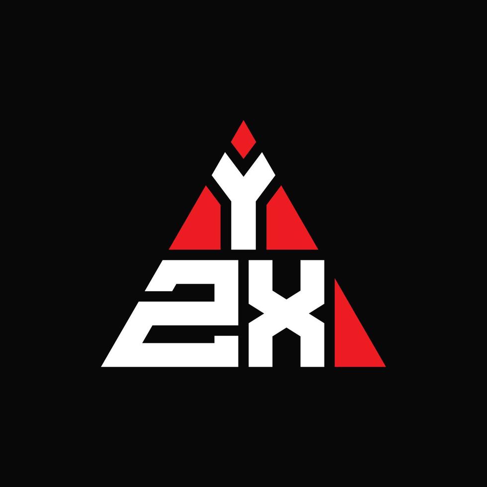 YZX triangle letter logo design with triangle shape. YZX triangle logo design monogram. YZX triangle vector logo template with red color. YZX triangular logo Simple, Elegant, and Luxurious Logo.