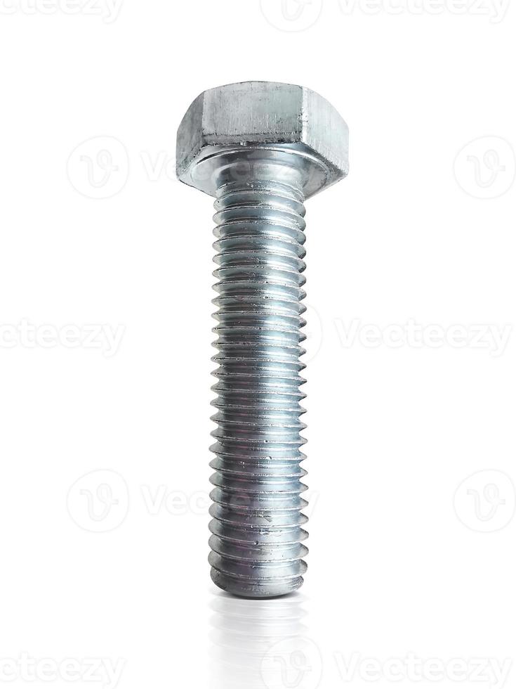 screw isolated on the white background photo