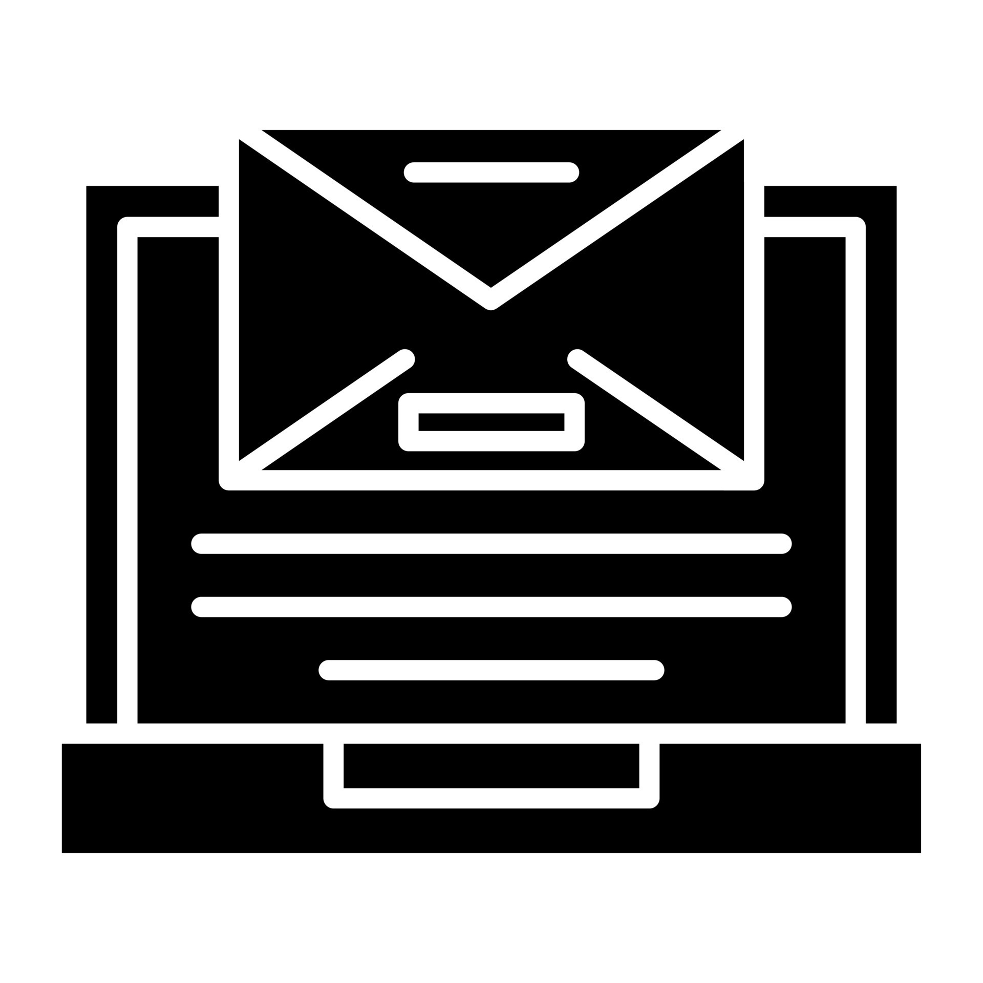 Mail Glyph Icon 9040765 Vector Art at Vecteezy