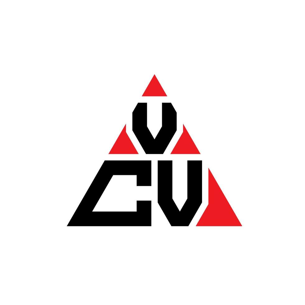 VCV triangle letter logo design with triangle shape VCV triangle logo VCV triangle letter logo design with triangle shape VCV triangle logo