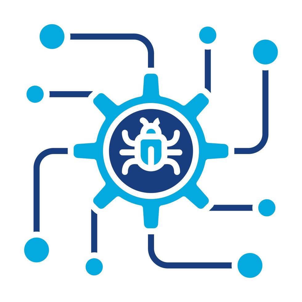 Debug Glyph Two Color Icon 9046777 Vector Art at Vecteezy