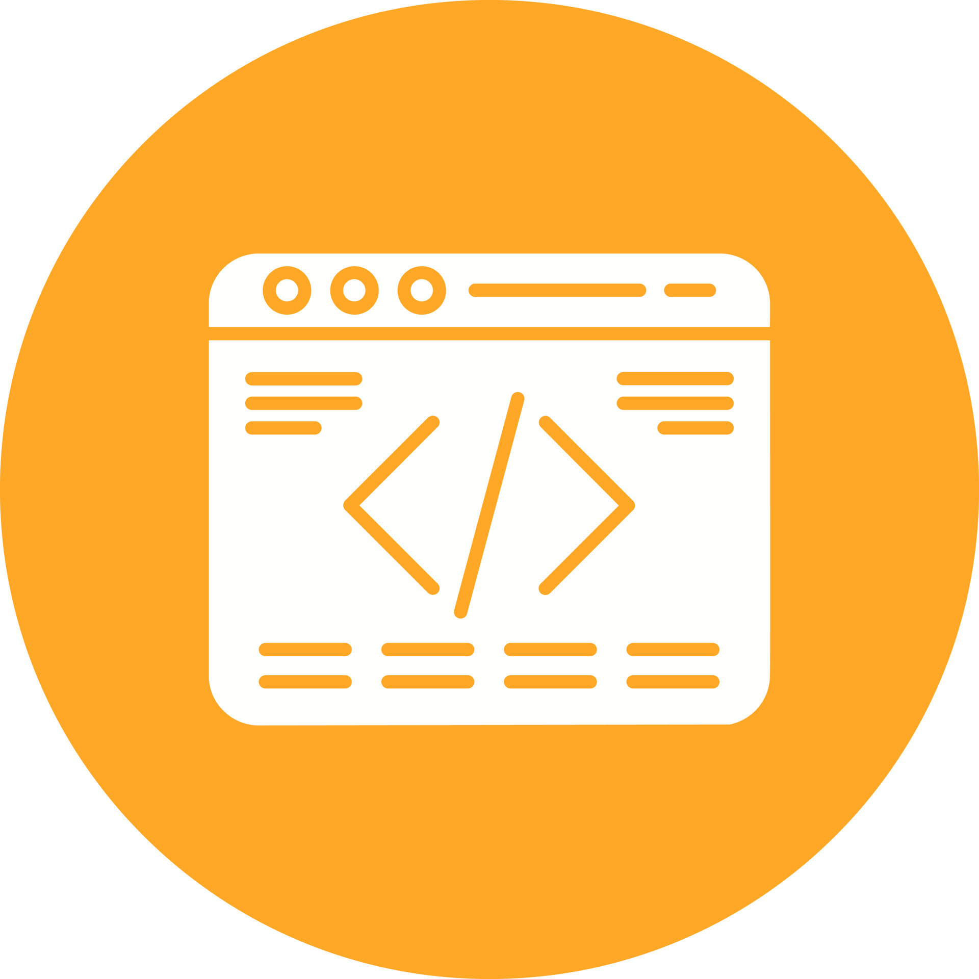 Web Programming Glyph Circle Background Icon 9046815 Vector Art at Vecteezy