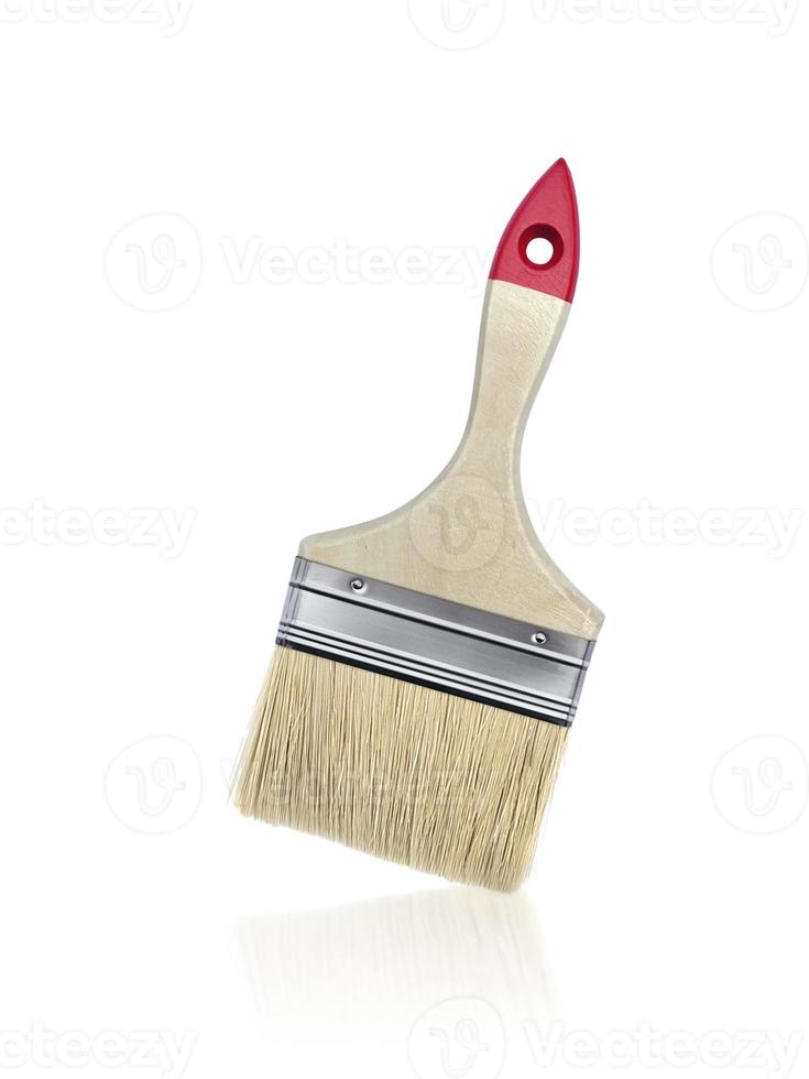 Paint brush isolated on white background photo