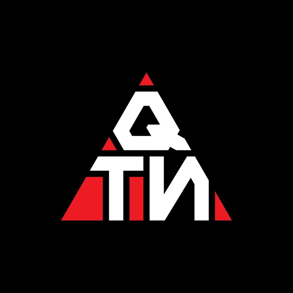 QTN triangle letter logo design with triangle shape. QTN triangle logo design monogram. QTN triangle vector logo template with red color. QTN triangular logo Simple, Elegant, and Luxurious Logo.
