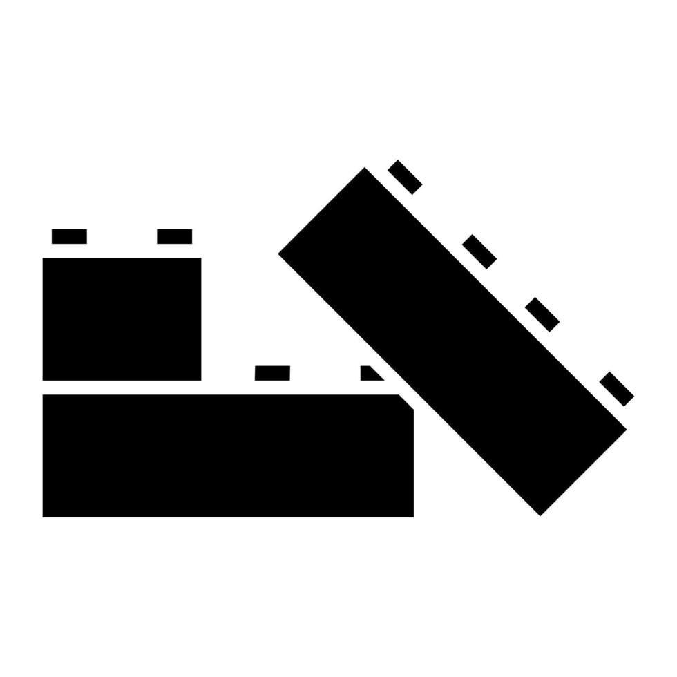 Blocks Glyph Icon vector