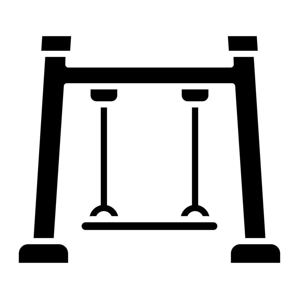 Swing Glyph Icon vector