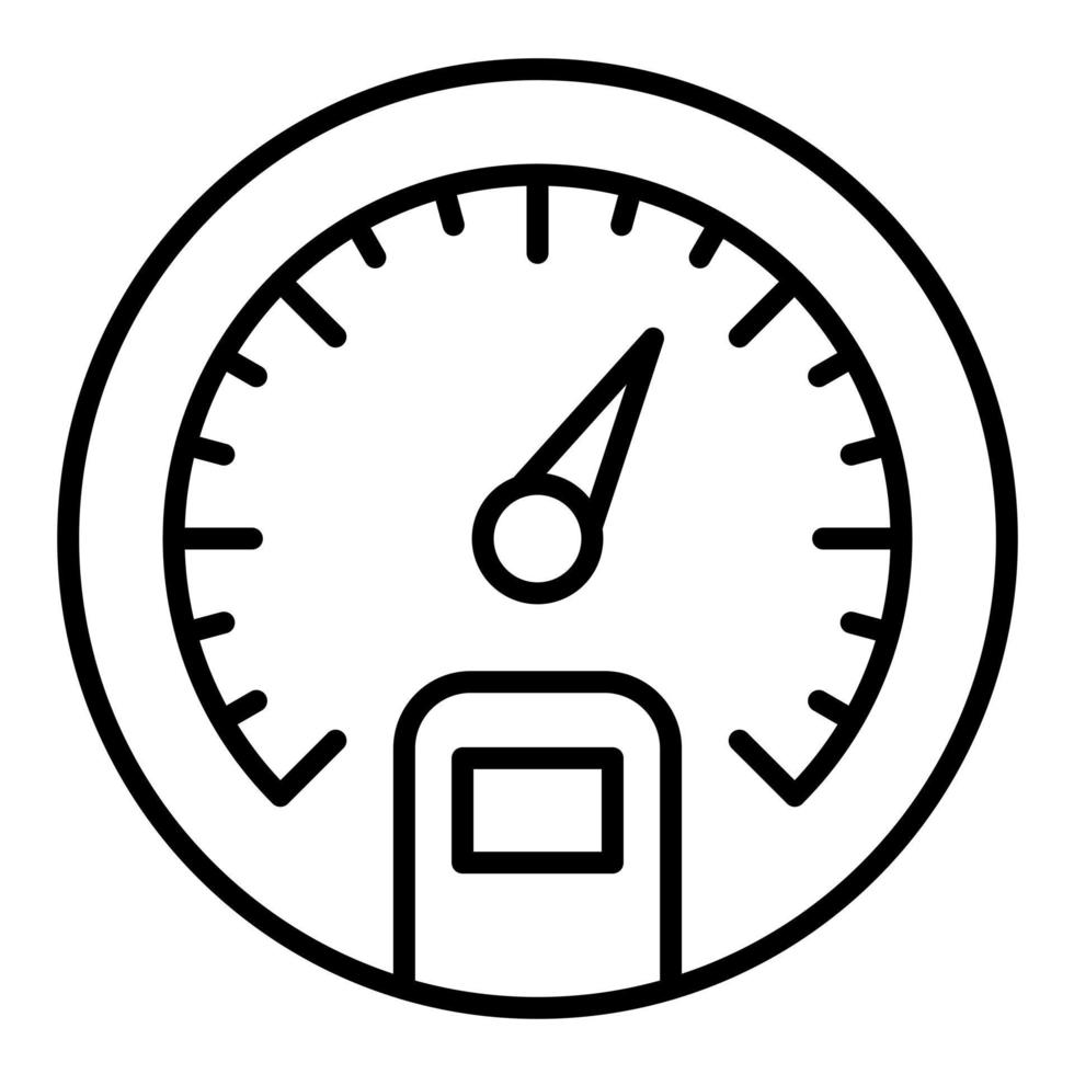 Speedometer Line Icon 9055819 Vector Art at Vecteezy