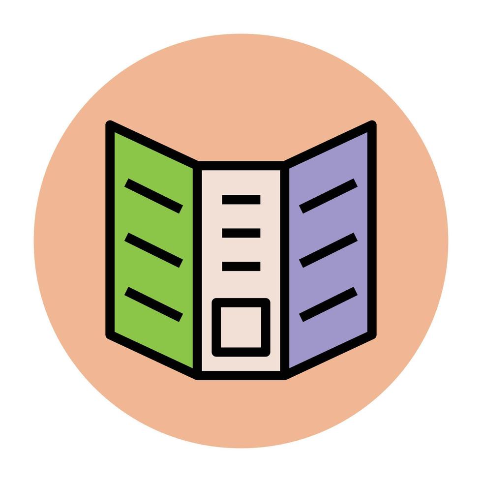 Menu Book Concepts vector