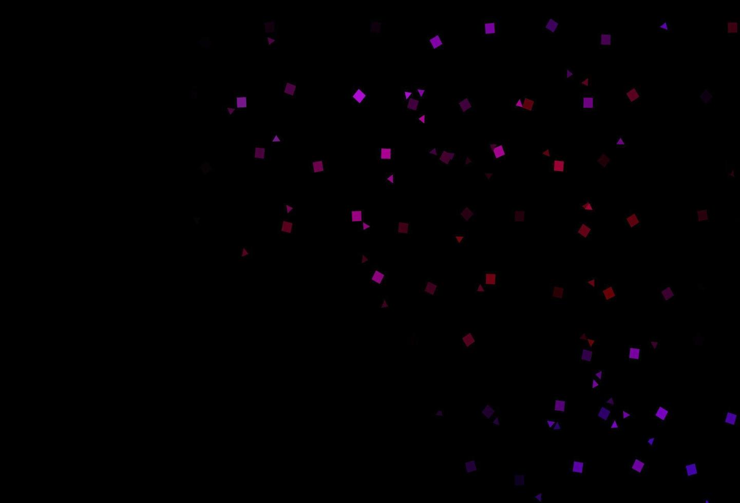Dark Purple vector cover in polygonal style with circles.
