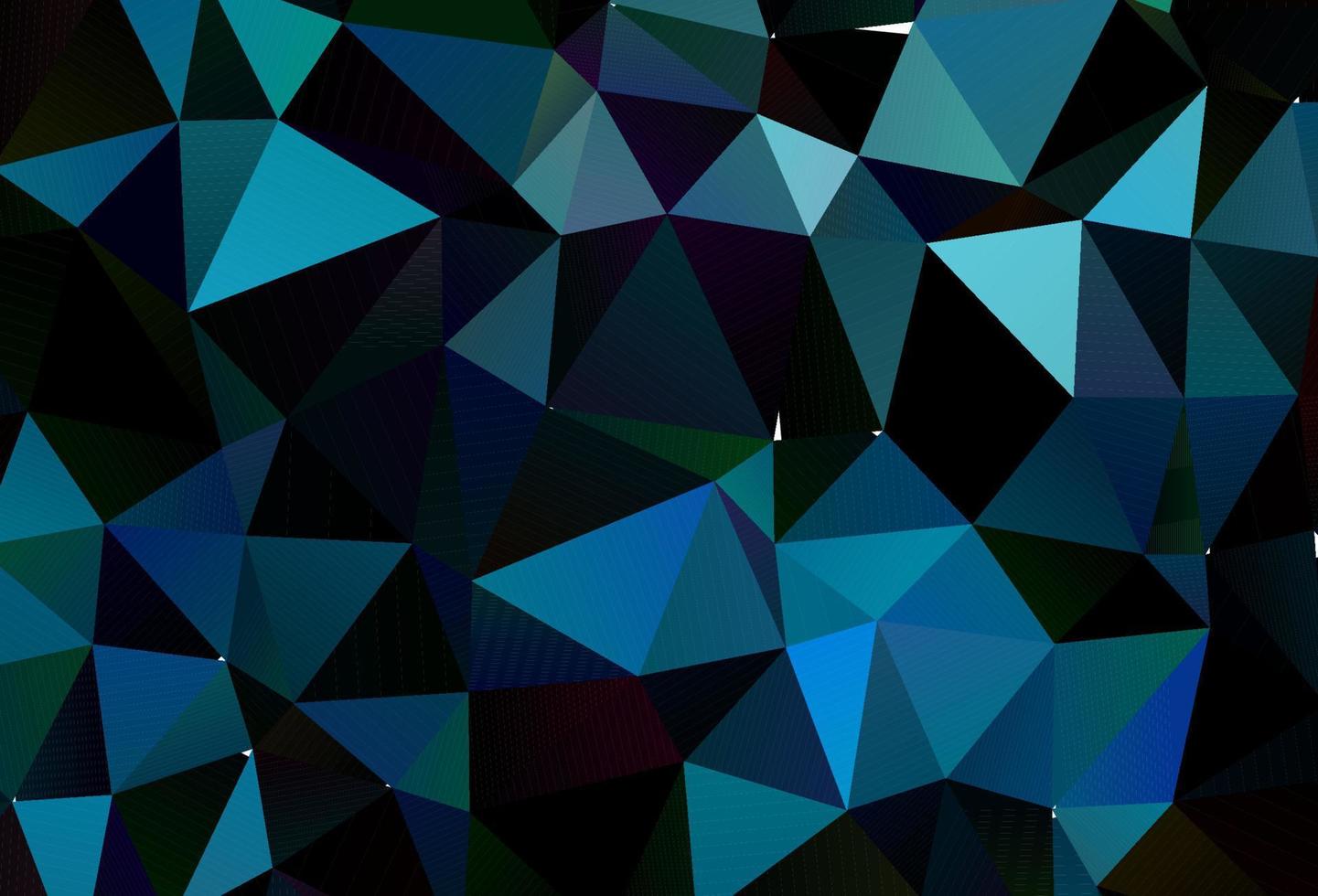 Telón de fondo de mosaico abstracto de vector azul claro.