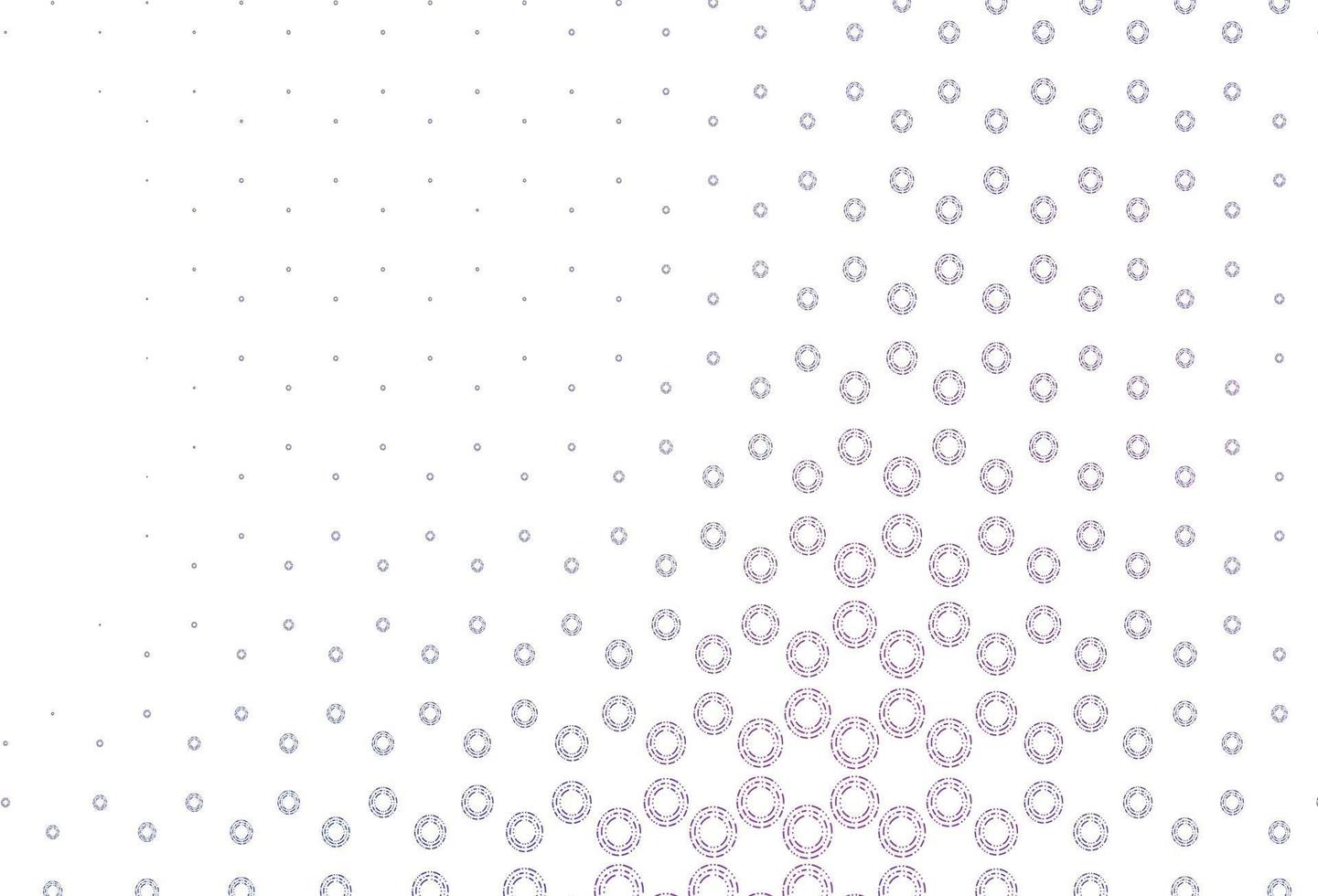 Light pink, blue vector background with bubbles.