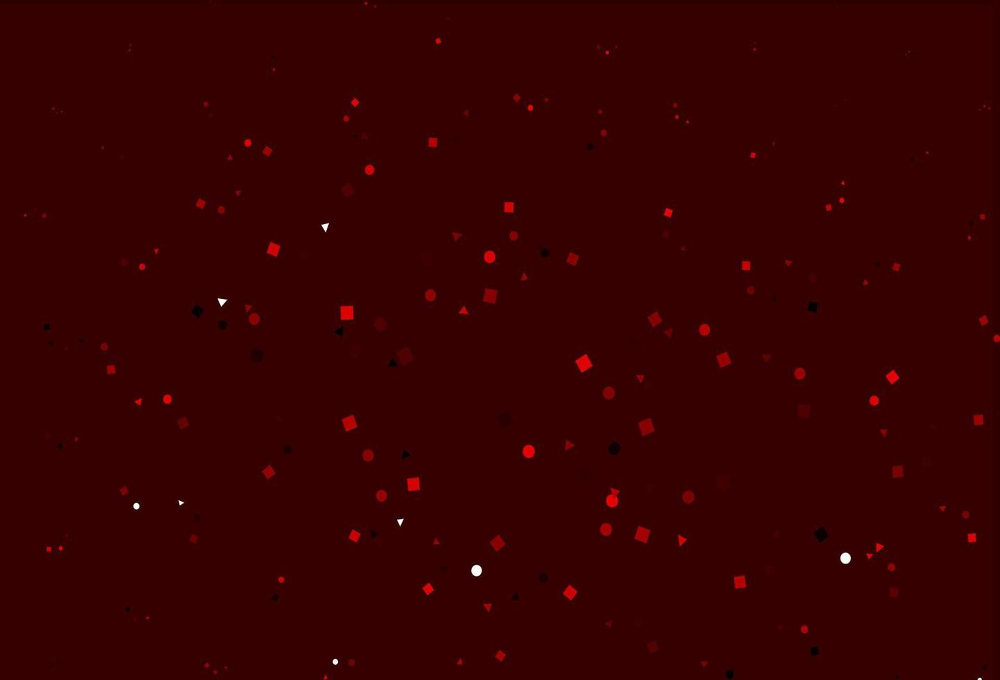 Light Red vector pattern in polygonal style with circles.