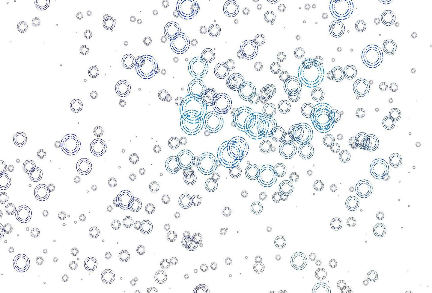 Light BLUE vector template with circles.