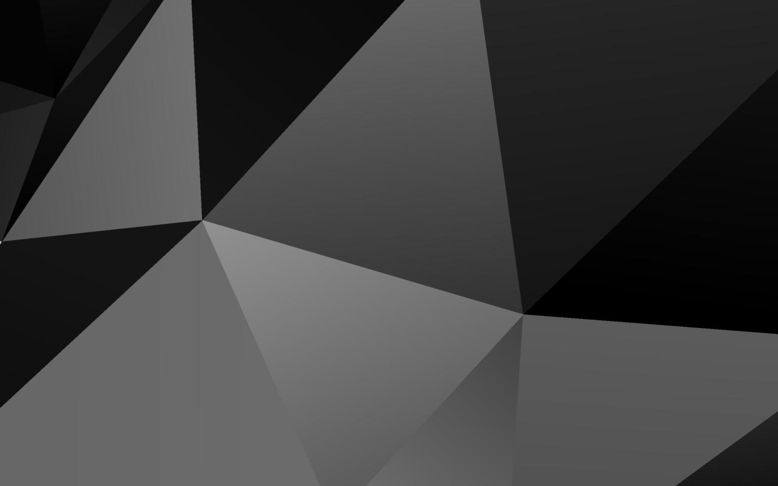 Light Silver, Gray vector abstract polygonal texture.