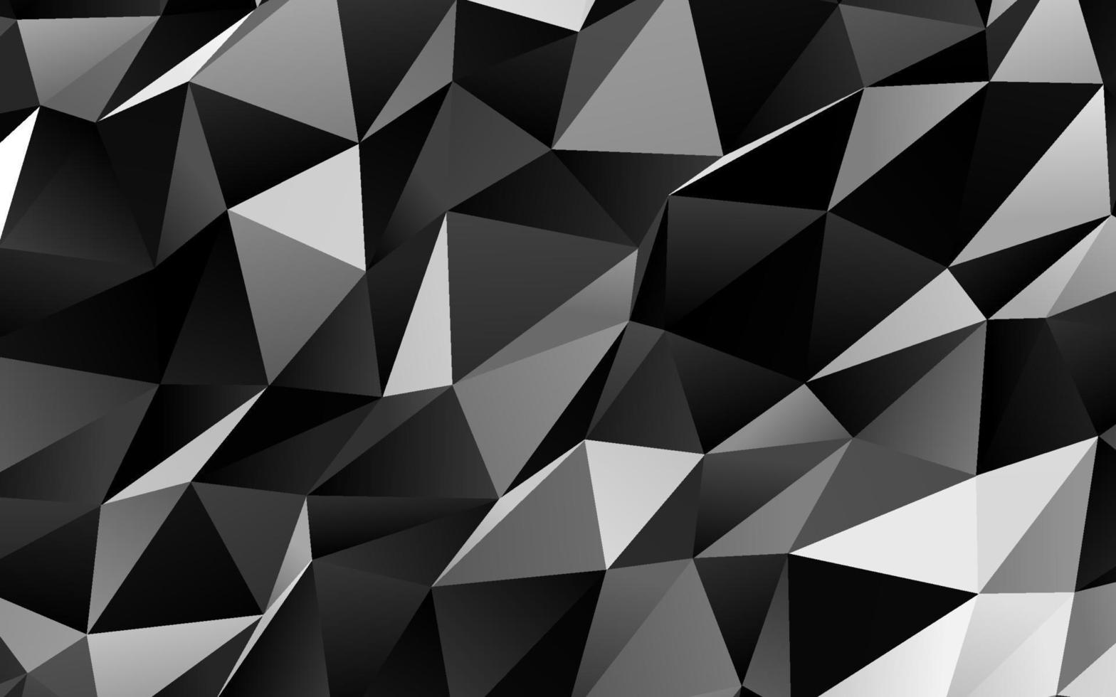 plata clara, textura de mosaico de triángulo de vector gris.