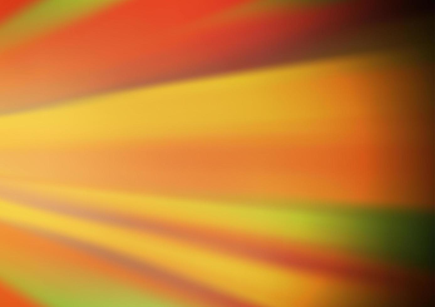 Dark Yellow, Orange vector blurred shine abstract pattern.