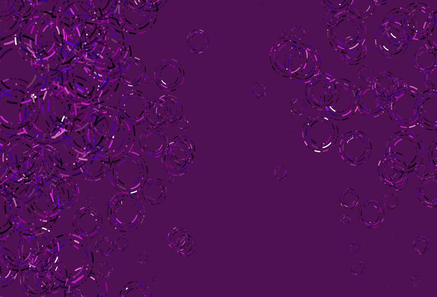 Light Purple vector texture with disks.