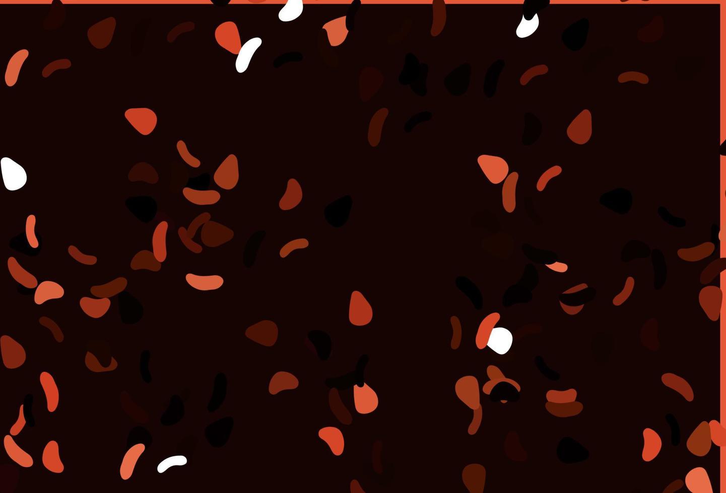 Light Red vector template with memphis shapes.