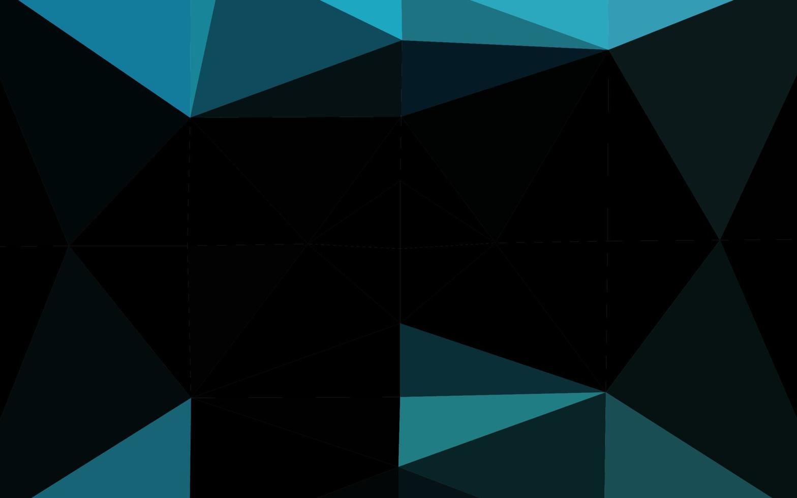 Light BLUE vector shining triangular background.